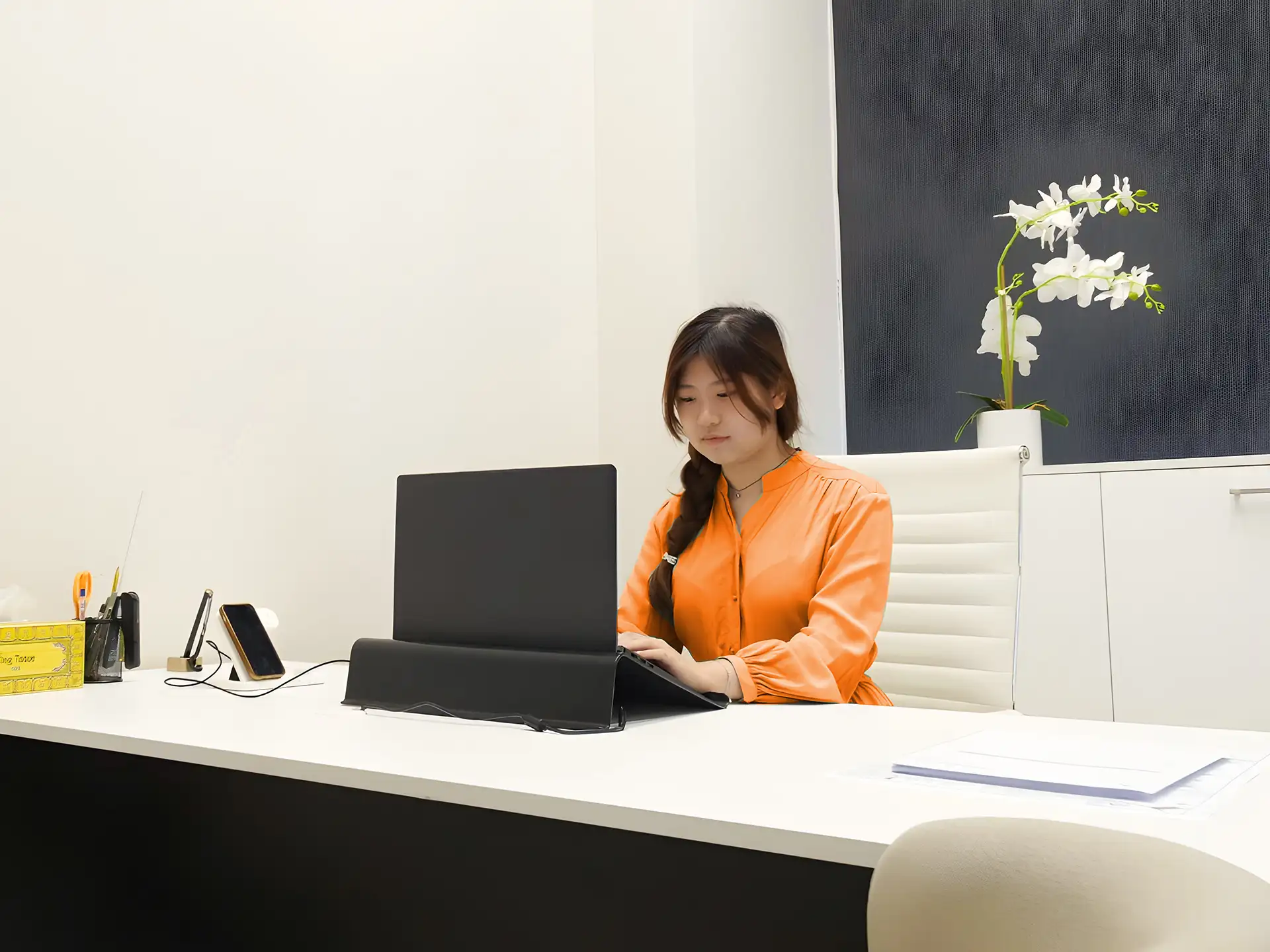 Modern private office interior